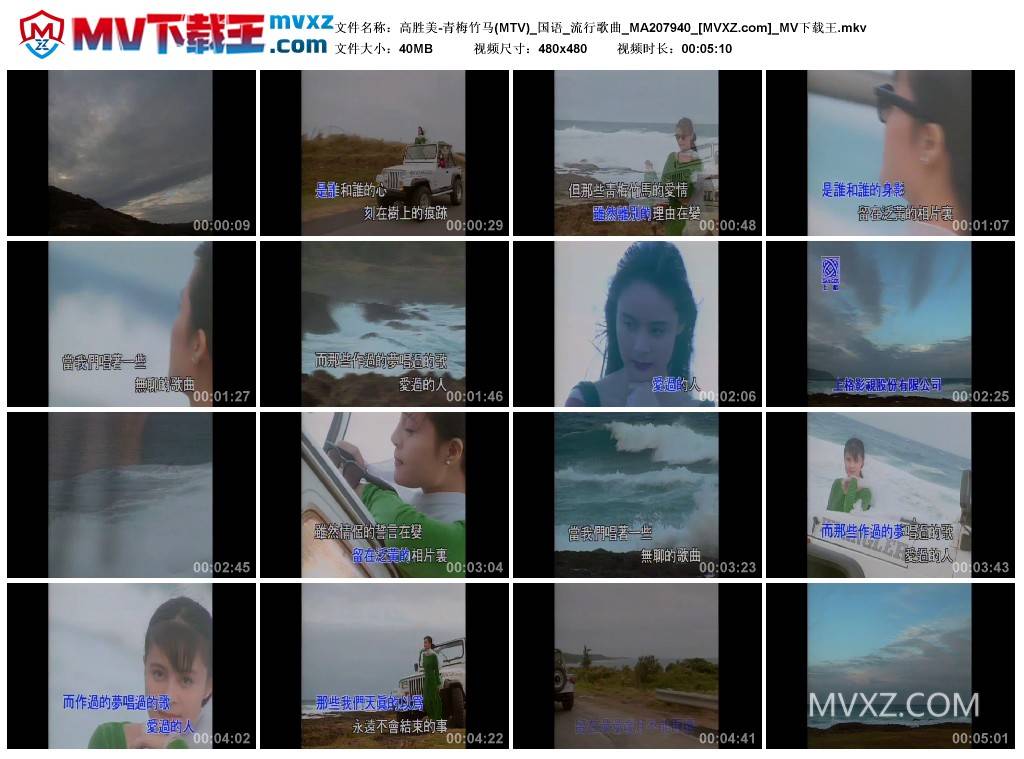 高胜美-青梅竹马(MTV)_国语_流行歌曲_MA207940